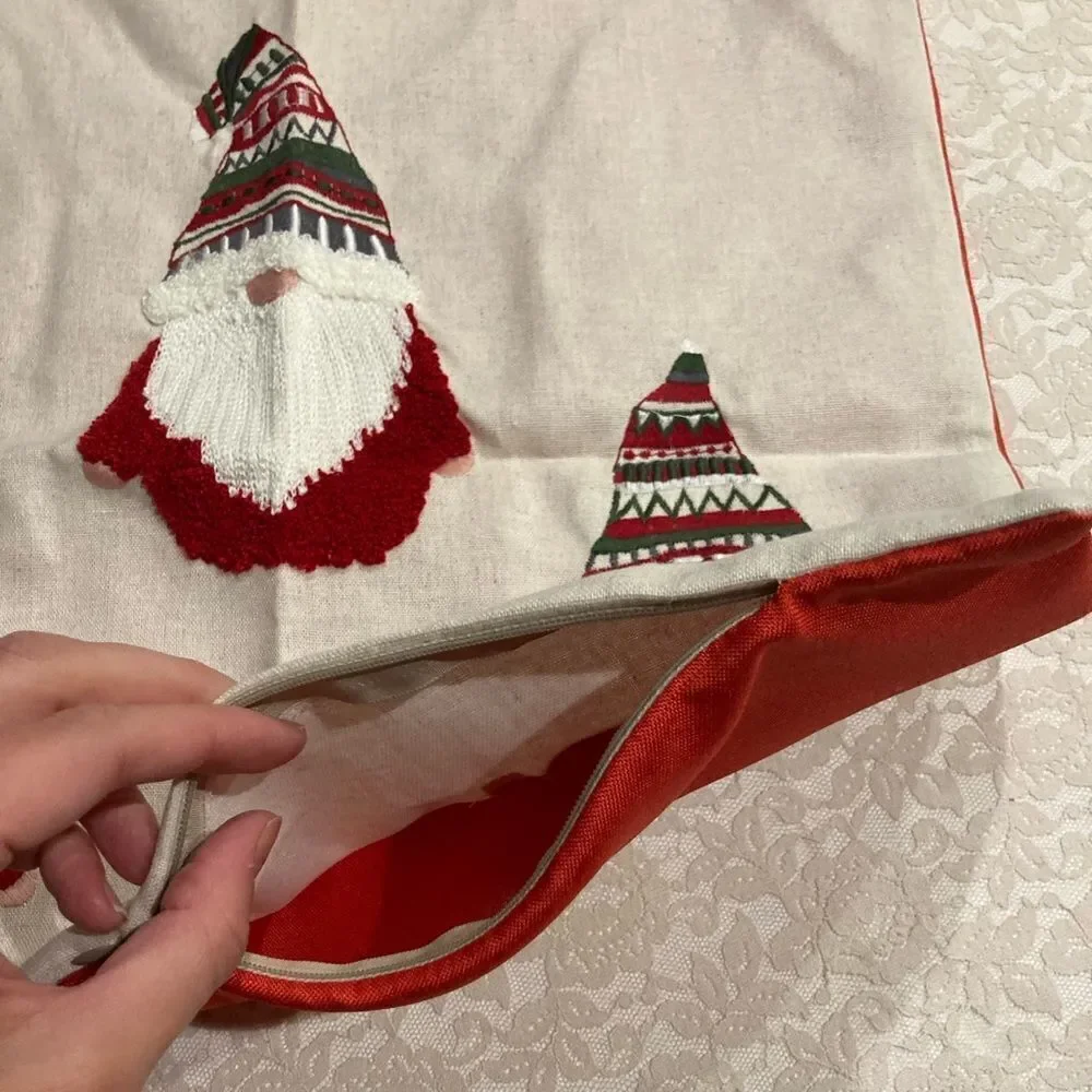 Gnome Christmas Pillow Cover